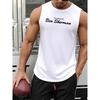 Muscle-Baring Sleeveless, Sweat-Absorbent, Gym & Training