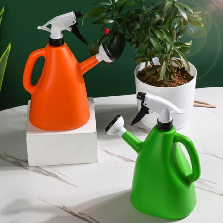 2 In 1 Adjustable 1L Plastic Watering Can For Indoor Garden Pressure Sprays Plant Watering Can Gardening Supplies
