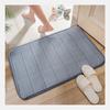 Home Plush Floor Mat Carpet Bathroom Thickened Absorbent Door Mat Solid Color Bedroom Living Room Non Slip Door Mat Foot Mat