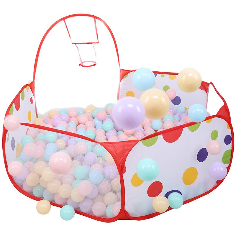 Non-Toxic Play Tent Cartoon Ball Pit Pool Portable Foldable Children Outdoor Indoor Sports Educational Toys With Basket For Kids