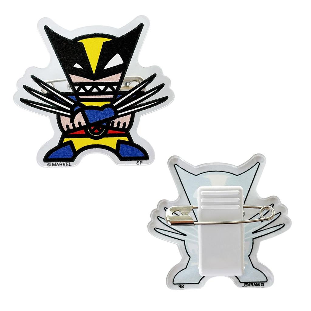 Small Planet Marvel Acrylic Badge SD Complete Set of 5 "Deadpool & Wolverine"