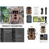 8K WiFi Waterproof Trail Camera PR801W 60MP Supports APP Viewing for Outdoor Animal Hunting Night Vision and Farm Monitoring