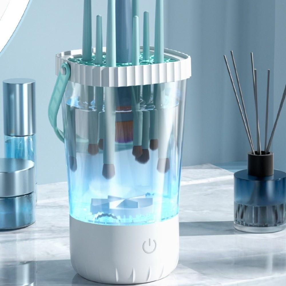 Fast Cleaning Automatic Cosmetic Washing Tool Quick Drying Cosmetic Brush Storage Box Beauty Brush
