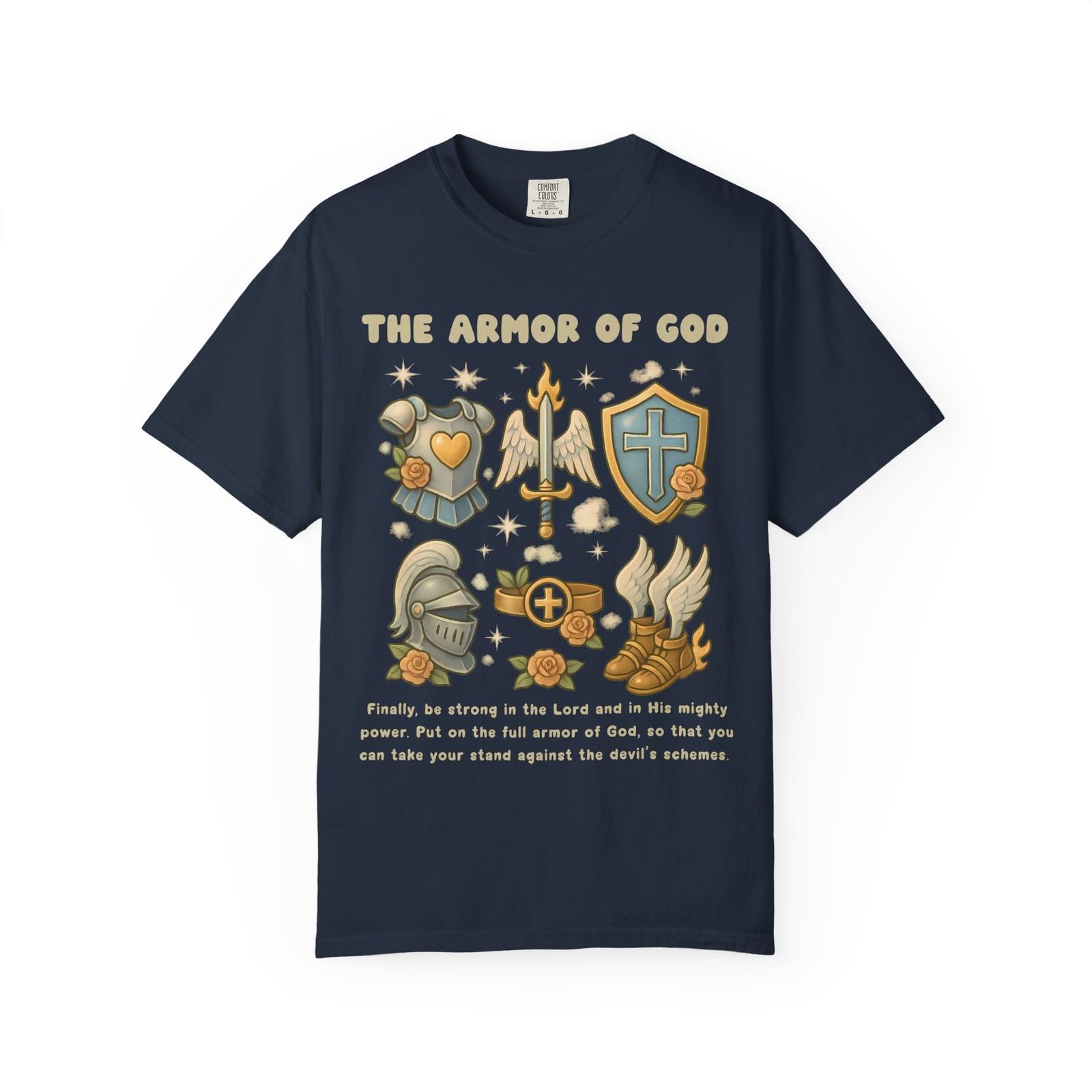 Armor of God Shirt, Christian T-shirt, Bible Verse Tee, Baptism Gift, Catholic S