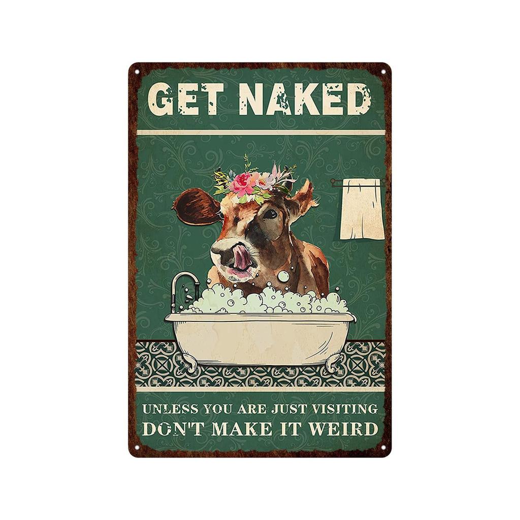 Green Skin Animal Inspirational Slogan Metal Sign Vintage Tin Sign Metal Bar Wall Decoration Bar Club Man Cave Metal Poster
