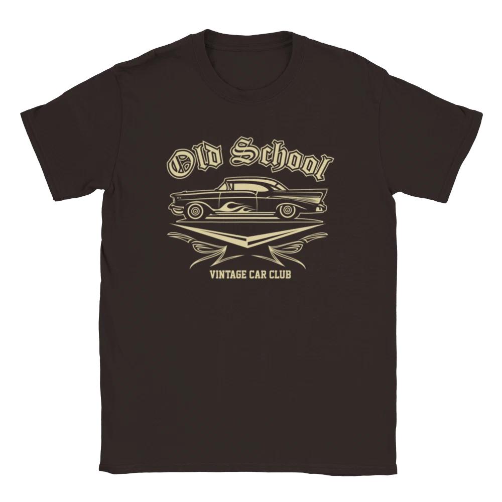 Old School - Vintage Car Club - 57 Chevy - Classic Unisex Crewneck T-shirt XXL