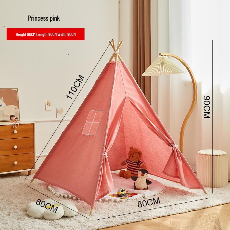 Children's Indoor Tent: Princess & Indian Playhouse for Kids