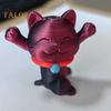 3D Printed Telescopic Cat Figurine Mini Fortune Cat Figure Simulated Animal Model Toy Home Office Bookshelf Desktop Decoration Ornament