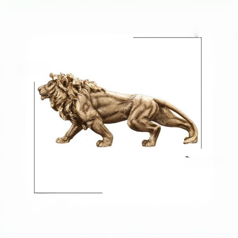 

Украшения в виде льва в скандинавском стиле для дома, тумба под телевизор, винный шкаф, гостиная, прихожая, офис, рабочий стол, поделки из смолы в виде животных