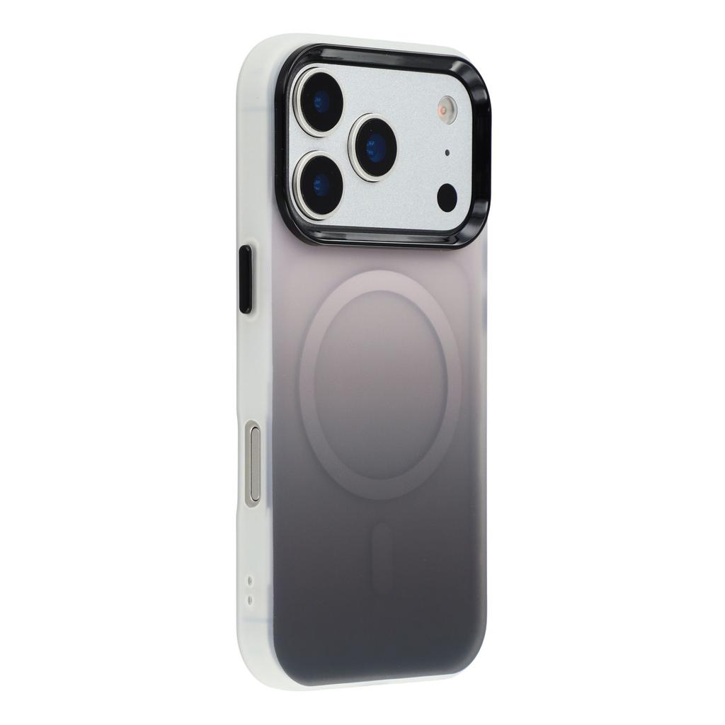 For iPhone 17 Pro Case Compatible with MagSafe Gradient Frosted Design PC + TPU Phone Cover