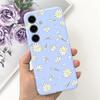 Pour Coque Samsung Galaxy S24 Pare-chocs Étui Samsung S24+ S24 Plus S24 Ultra Téléphone Coques Étui Jelly Fille Fleur Papillon Étui Souple