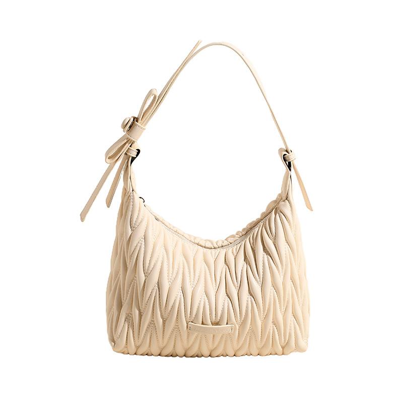 Fashion Bag Women's New Versatile Pleated Shoulder Messenger Bag Women