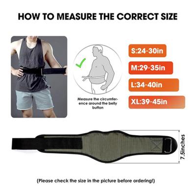 Weightlifting Belt Back Support Belt Men Waist Protection Fitness Training Orthopedics Protection Spine Support Belt
