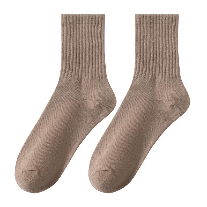 Male Autumn and Winter Added Velvet and Thick Warm Cotton Sports Deodorant Socks