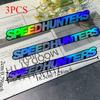 SPEEDHUNTERS Pink Laser Motorcycle StickersJDM Waterproof for Motorbike Helmet Lenses Scooter Front Fairing Tank Vinyl Decals