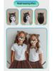 Set Maschera di Halloween per Bambini con Fascia Testa Testa di Leopardo e Orecchie da Gatto con Adesivi per il Viso