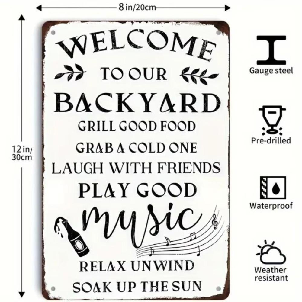 Retro Metal Tin Sign Wall Art Poster Home Decor Vintage Bar Cave Man Cave Gift