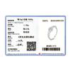 MODIAN 0.5Ct VVS1 Moissanite Rings 925 Silver Fashion Stackable Finger Ring For Women Wedding Anniversary Jewelry