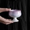 Handmade Flambe Glaze Teacup Porcelain Tea Cup Crystal Glaze Ceramic Personal Master Cup for Tea Ceremony Gift