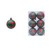 6pcs Painted Christmas Balls Pendant Shatterproof Christmas Gift Balls  Hotel Mall