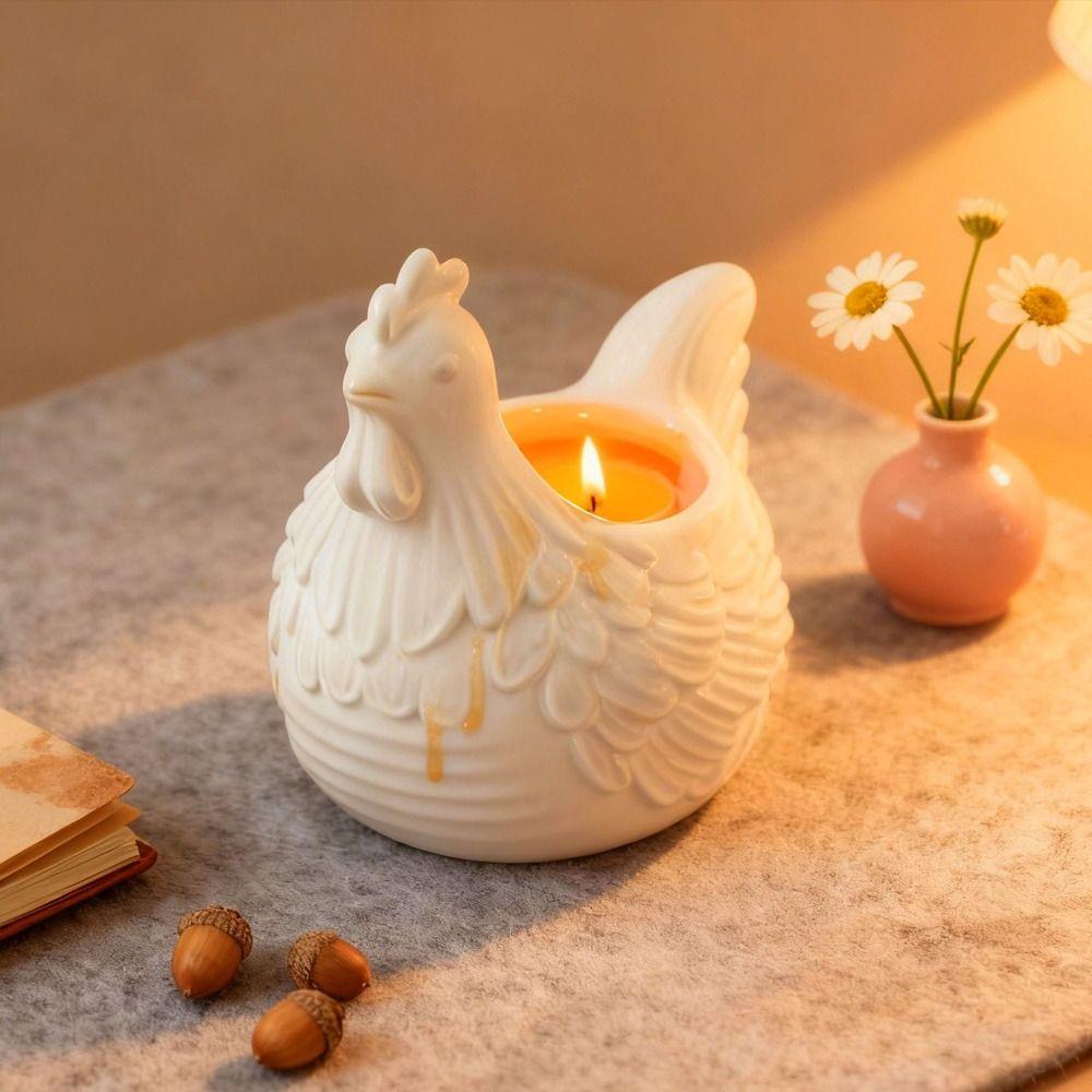 Creative Little Chicken Aromatherapy Candle Mold Silicone 3D Plaster Mold DIY Handmade Resin Mold Home Decor