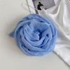 Thin Women's Desert Shawl Color Winning Cotton and Linen Beige Versatile Scarf Xinjiang Travel Sunscreen Scarf