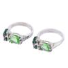Charming Cut Oval Green Rich Frog Rhinestone Accessories Wedding Party Jewelry Birthday Gift