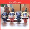 Naruto Short Plush Stuffed Doll Keychain Sasuke Kakashi Character For Fans Decor
