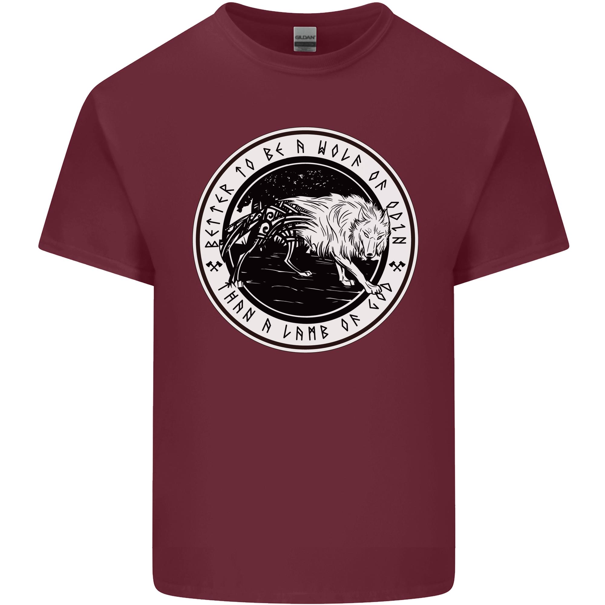 Viking a Wolf of Odin Than a Lamb of God Unisexs Light Cotton TShirt S