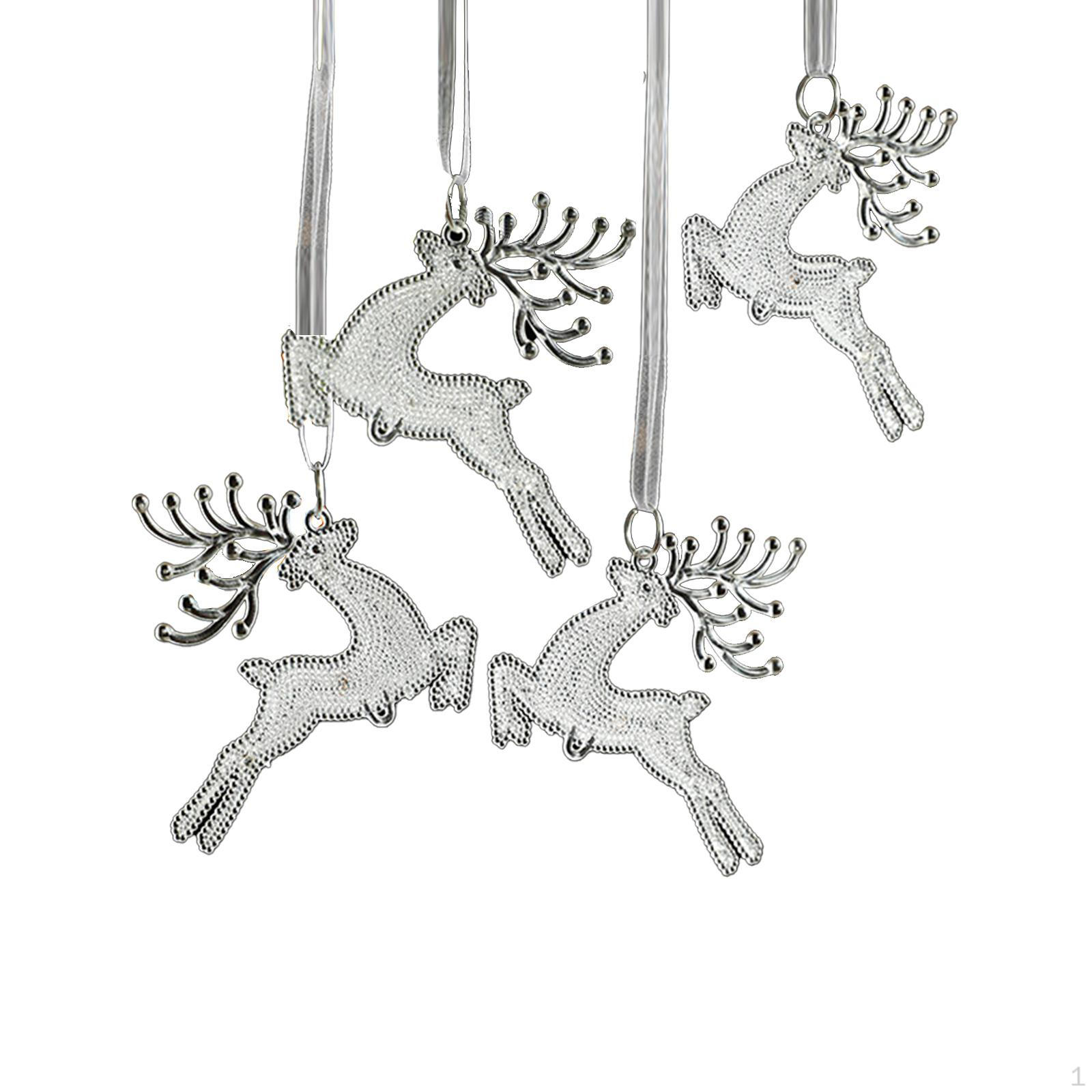

4 шт. подвесной олень украшение рождественский декор своими руками подарок украшение на рождественскую елку акрил Style B