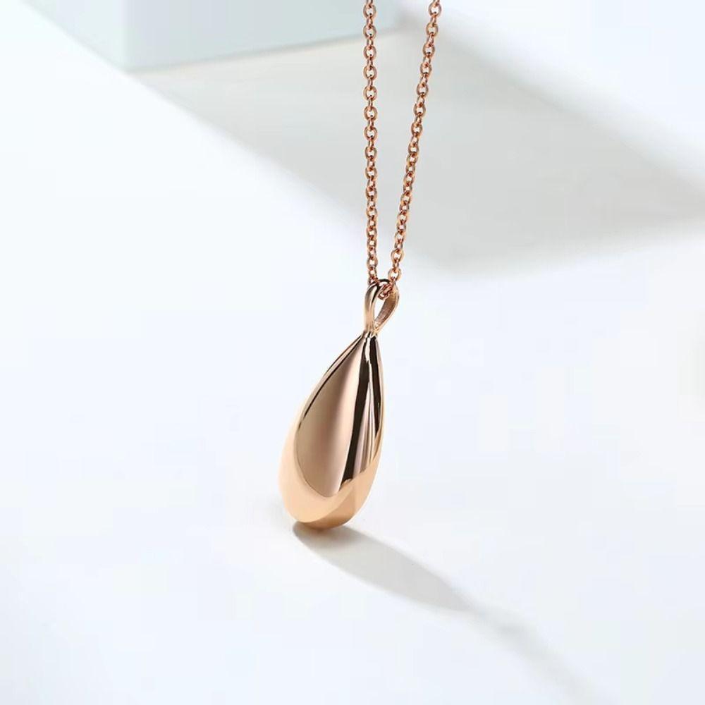 Waterproof Memorial Pendant Stainless Steel Ashes Holder Necklace Keepsake Jewelry  for Ashes