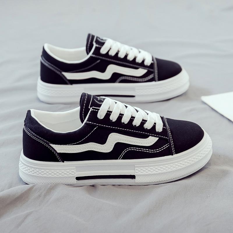 

Весна и Осень Новые парусиновые туфли Женские Универсальные на плоской подошве Дышащие Студенческие тканевые туфли Женская обувь Осень 40