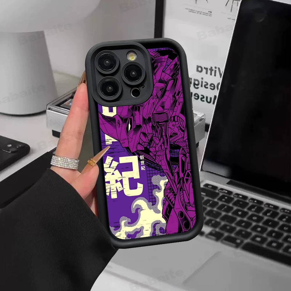 Anime Classic E-evangelion Phone Case For IPhone 17 16 15 14 13 12 11 Pro Max Mini Plus Soft TPU Back Cover