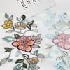 Exquisite Beaded Sequins Flower Embroidery Cloth Sticker Fashionable Three-Dimensional Flower Decoration Accessories Cheongsam Hanfu Lace Decal