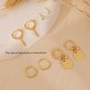 Dainty 14K Gold Plated Pearl Hoop Huggie Earring Set Chain Cartilage Earring Stack Trendy Hypoallergenic Long Drop Stud Earrings