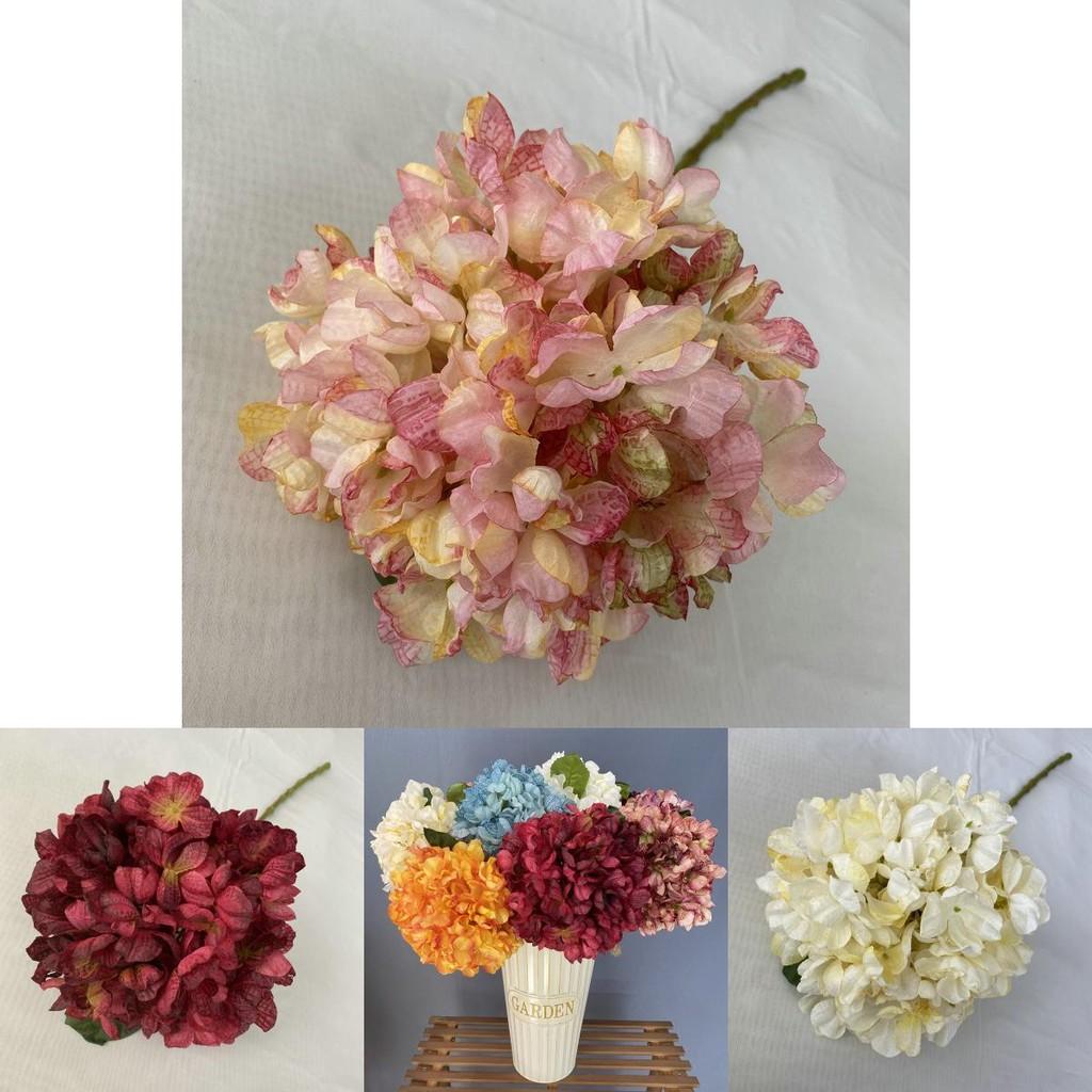 Bangkok Hortensie Kunstblume für europäisches Retro Home Styling