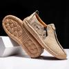 Men Casual Leather Shoes Comfortable Anti-slip Flat Shoes Soft Leather Shoes