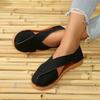 Fashion Women Summer Flat Hollow Sandals French Retro Open Toe Slide Sandals