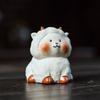 Chinese Zodiac Purple Clay Tea Pet Handmade Sheep Statue Ornaments Tea Figurine Sculpture Animal Decoration Tea Set Accessorie