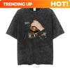 Personalizzazione Maglietta MJ Guanto sul Viso Stile Retrò Vintage Anni '80 T-shirt Maniche Lunghe o Corte Lavaggio Vintage Traspirante Casual Morbida