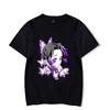 New Hot Anime Kochou Shinobu Print T Shirt Women Men Short Sleeve Tops Tees Summer Fashion Loose Casual T-shirt