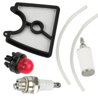 Air Fuel Filter Line Primer Bulb Spark Plug Kit For Husqvarna 125B 125BVX 125BX Blower Engine Replacement Spare Parts