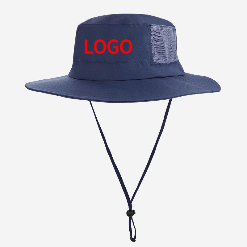 Hut personalisierter bestickter Baseballcap bedruckter kleiner einfacher Fischerhut Sonnenhut