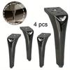 4pcs Metal DIY Sofa Feet TV Stand Bed Bathroom Cabinet Dressing Table Leg with Screws Iron Furniture Legs Replacement Legs