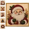Stressverlichtende Kerst Parel Kunst Kit Kerstman 3D Parel Kralen Kunst Kit Huis Muur Decoratie