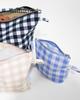Kind Bag London Zero Waste Pouch 3-Set Gingham Pattern