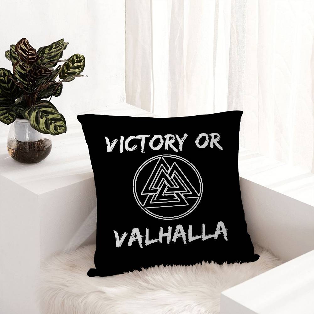 V-Valhalla V-Valknut Pillow Cover Design cushion Cover decor Holiday Decorati