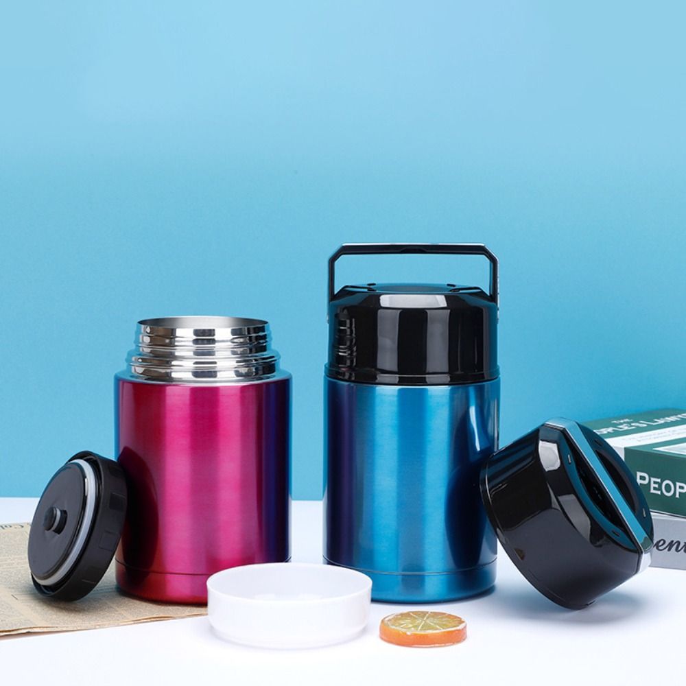 Large Capacity Thermos Food Container 800ml Vacuum Flask Breakfast Cup Insulated Soup Jar  Porridge
