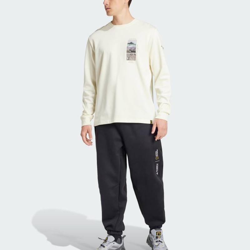 adidas Terrex National Geographic Kolaborace Tričko Unisex Bílá JI5922