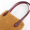 2Pcs PU Leather Bag Handle Shoulder Bag Strap Replacement Handbag Belt Straps DIY For DIY Women Handmade Bag Accessories